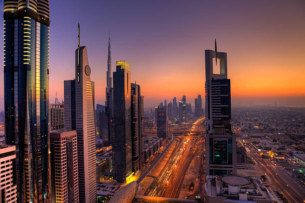 Dubai Skyline at Dusk
